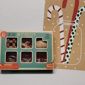 Mensa- 6 of the Best Puzzles Skill Action Fun - Ages 6+
